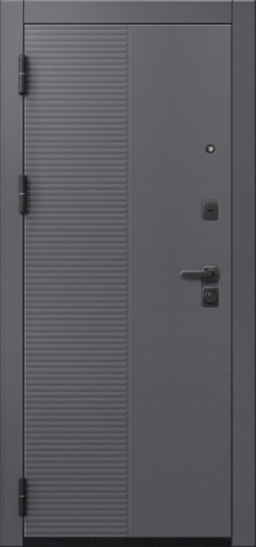 Товар Дверь V-18 Черный муар + Кашемир графит - Кашемир Белый DIS007358