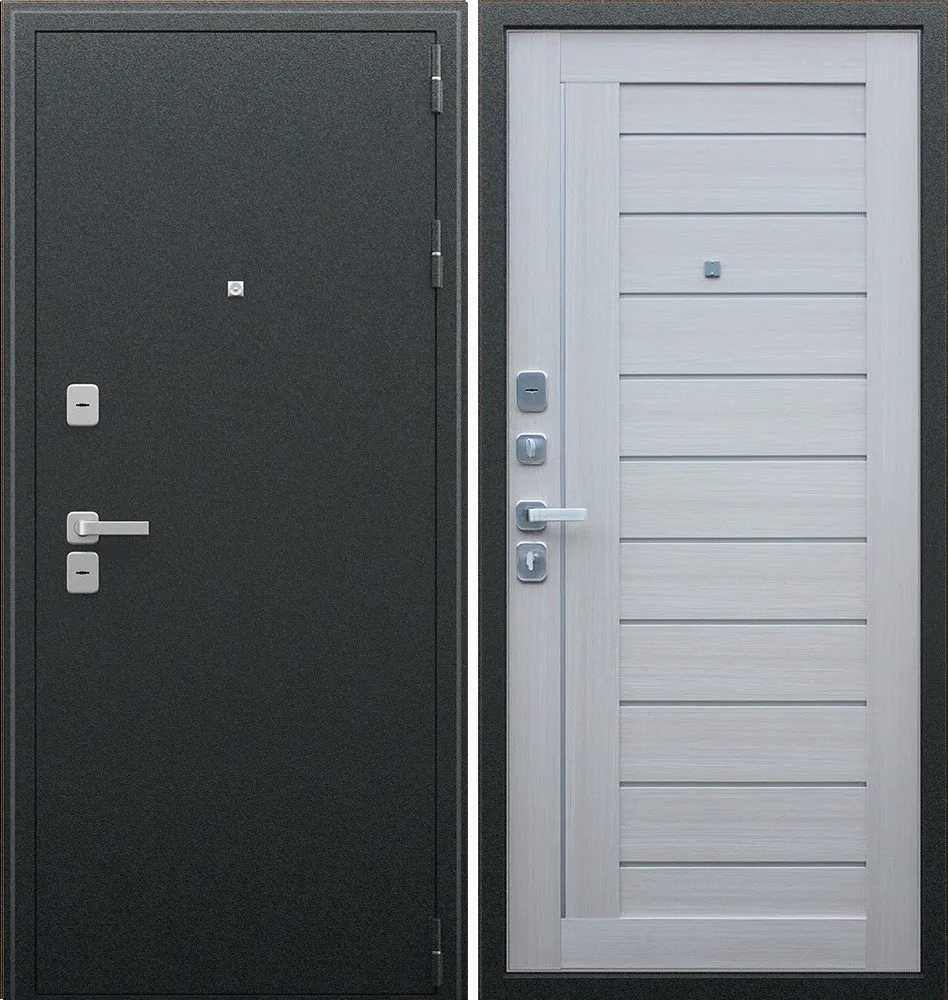 Дверь Соло белая лиственница DIS001915